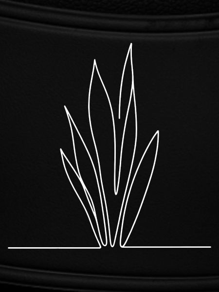Minimal Grass Line Art