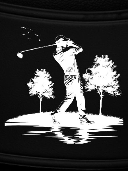 Golfspieler Zeichnung
