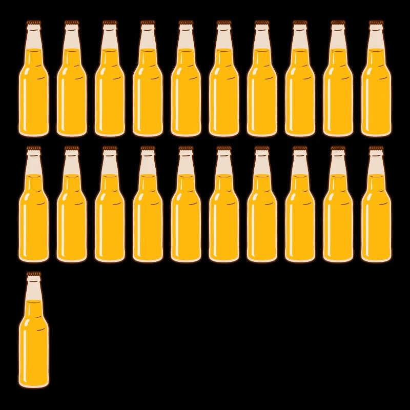 21 bouteilles de bière - Bière - 21 ans - 21e anniversaire