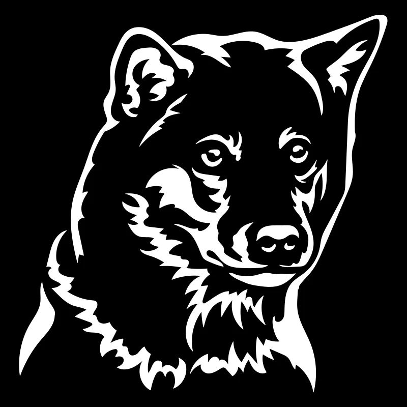 Shiba Head "Black Edition"