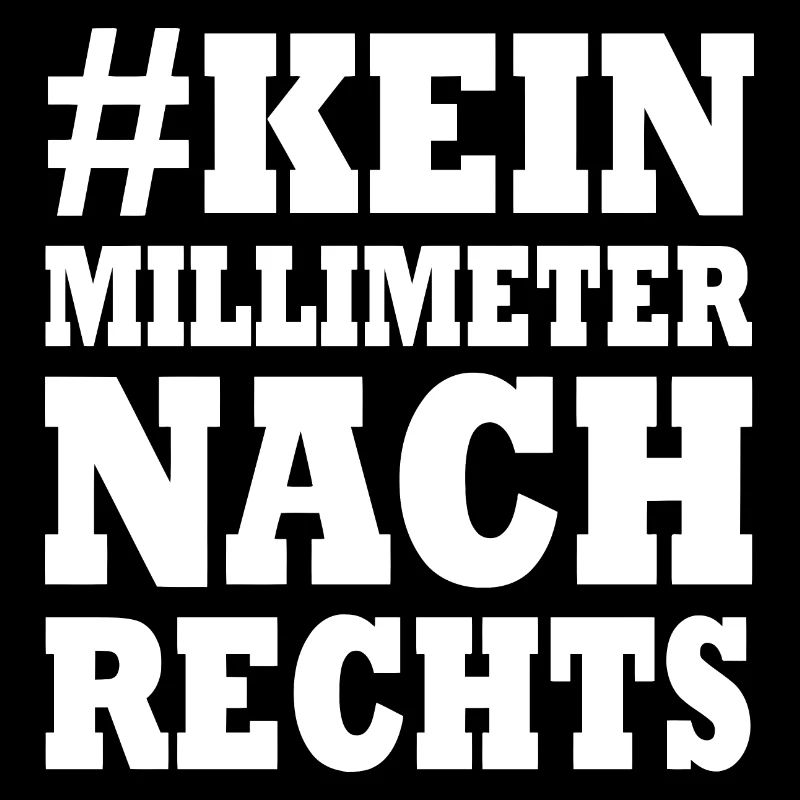 kein millimeter nach rechts
