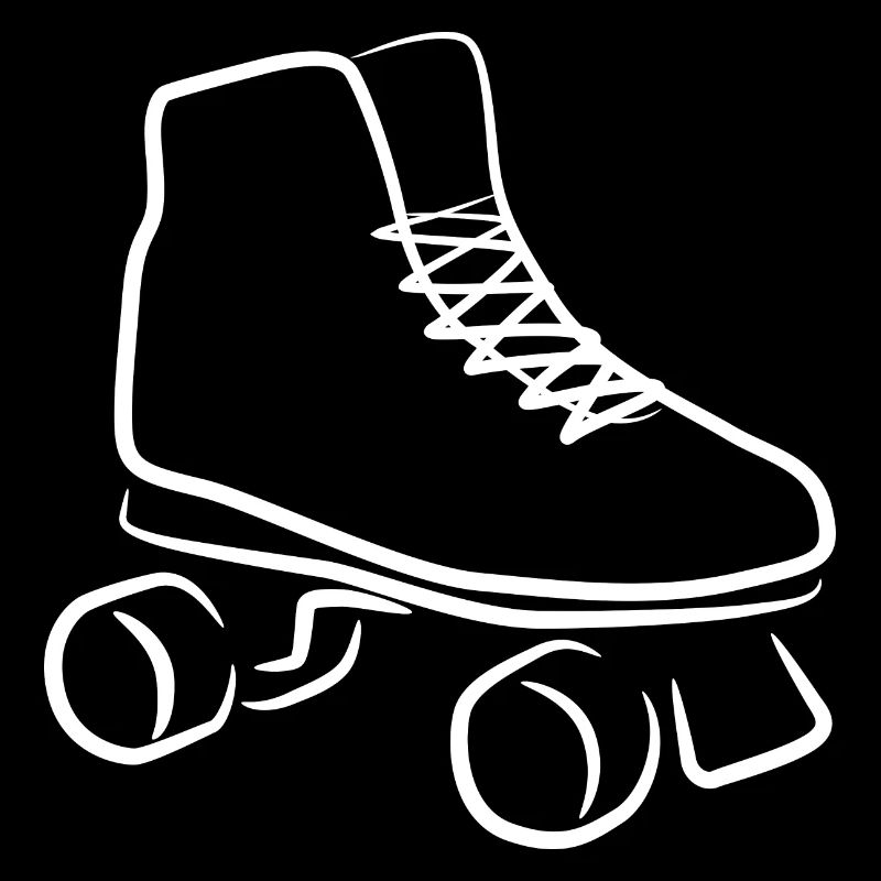 Roller Skates Zeichnung
