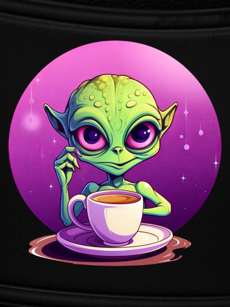 Mitternachts-Kaffee: Der grüne Alien-Trinker
