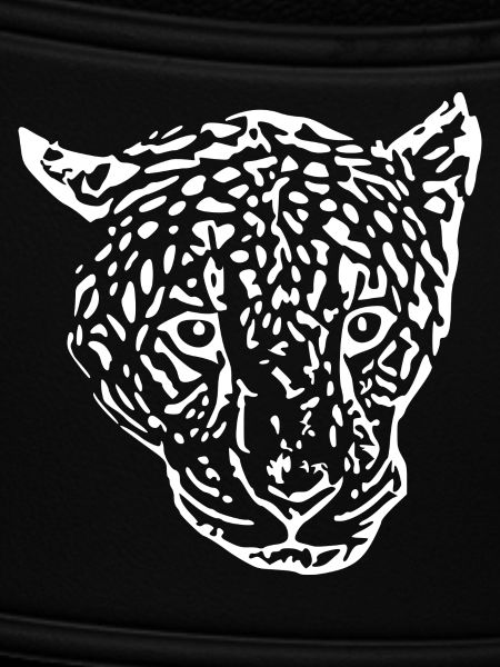 leopard head white