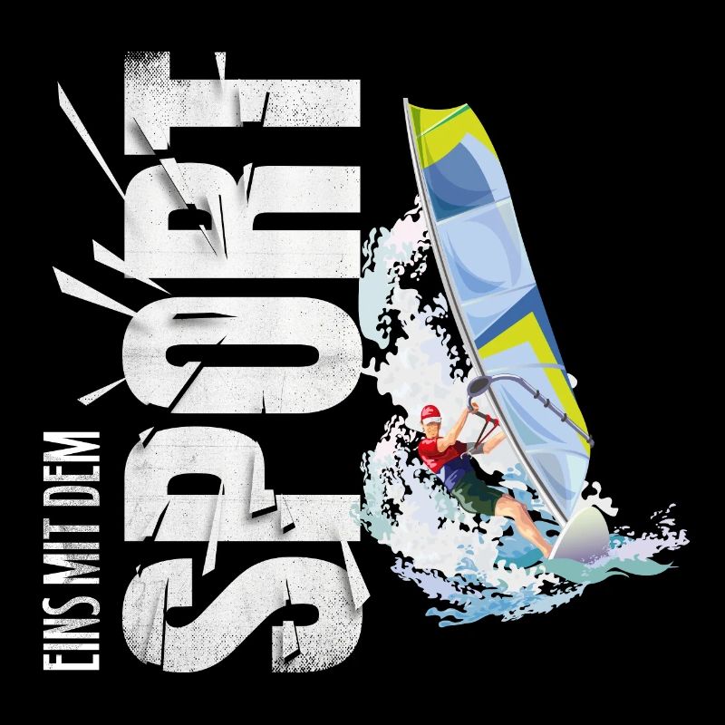 Eins mit dem Sport - Windsurfen