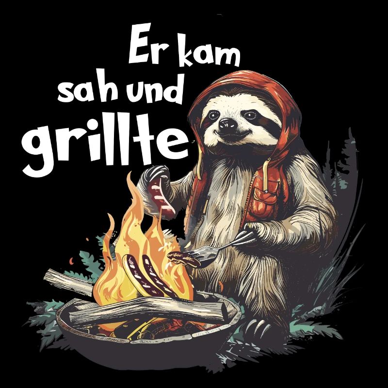 Er kam sah und grillte Sloth Griller
