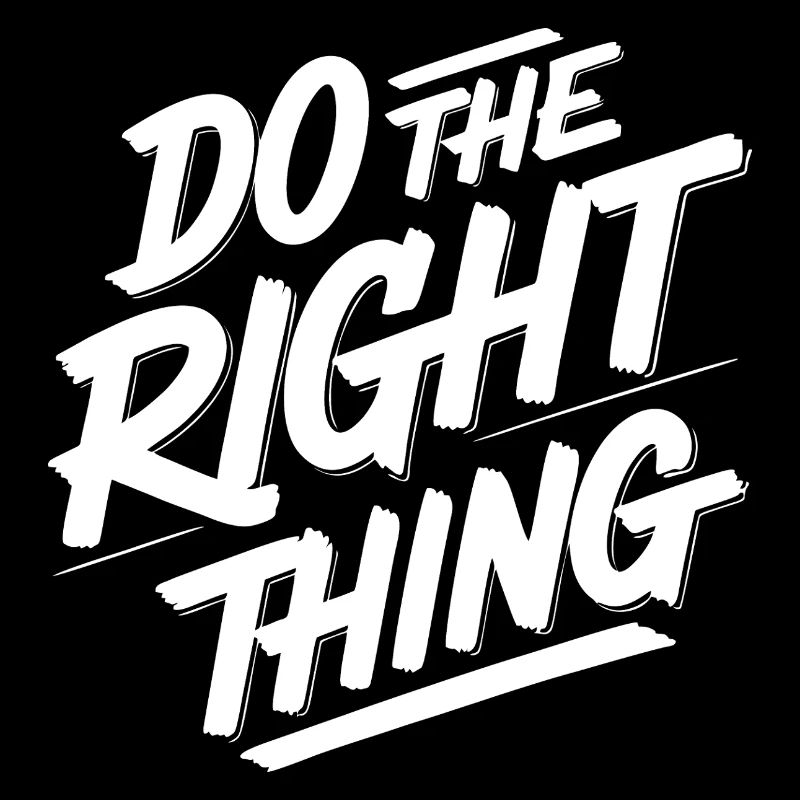Do the right thing 1 (dark)