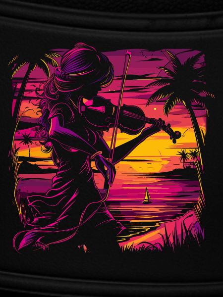 Violinist Synthwave
