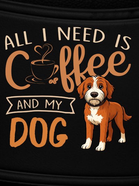 Coffee, dog and me