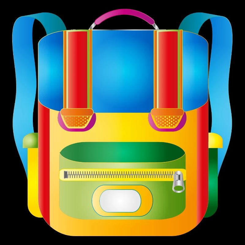 Colourful retro satchel for cool kids