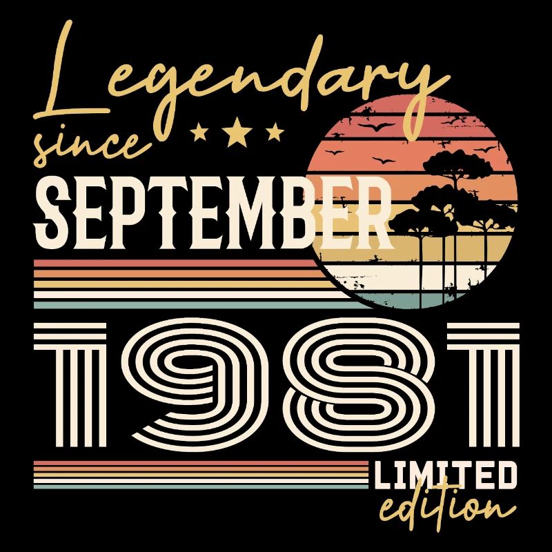 Septembre 1981 Né en Septembre 1981 September 1981
