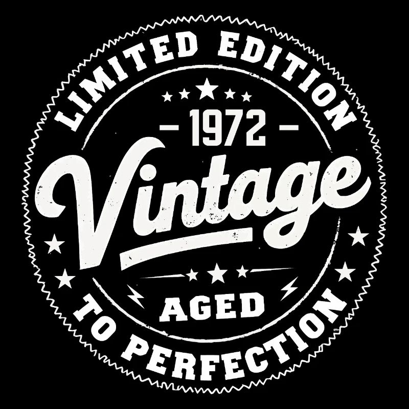 Legend since 1972 Awesome since 1972 Retro 1972