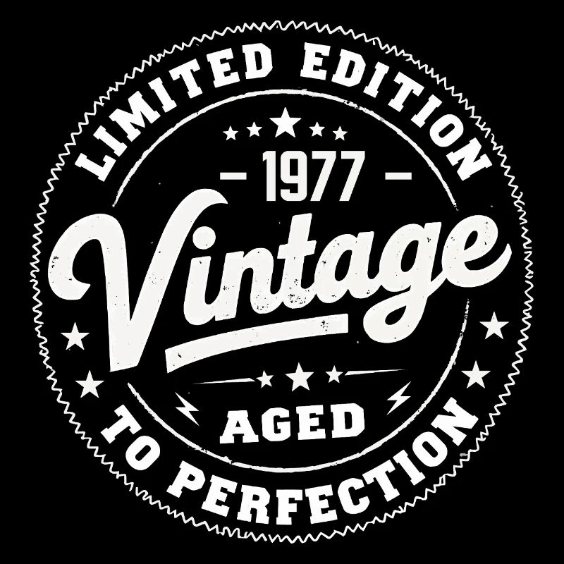 Legend since 1977 Awesome since 1977 Retro 1977