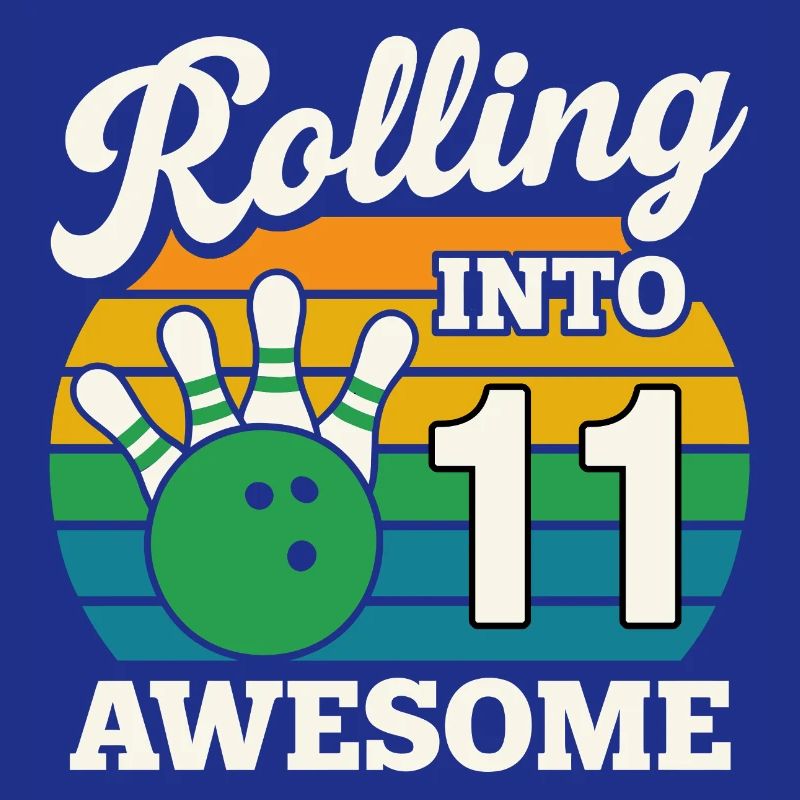 Retro 11 Bowling Celebration Tee