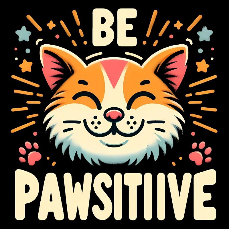 Être patte chat mignon