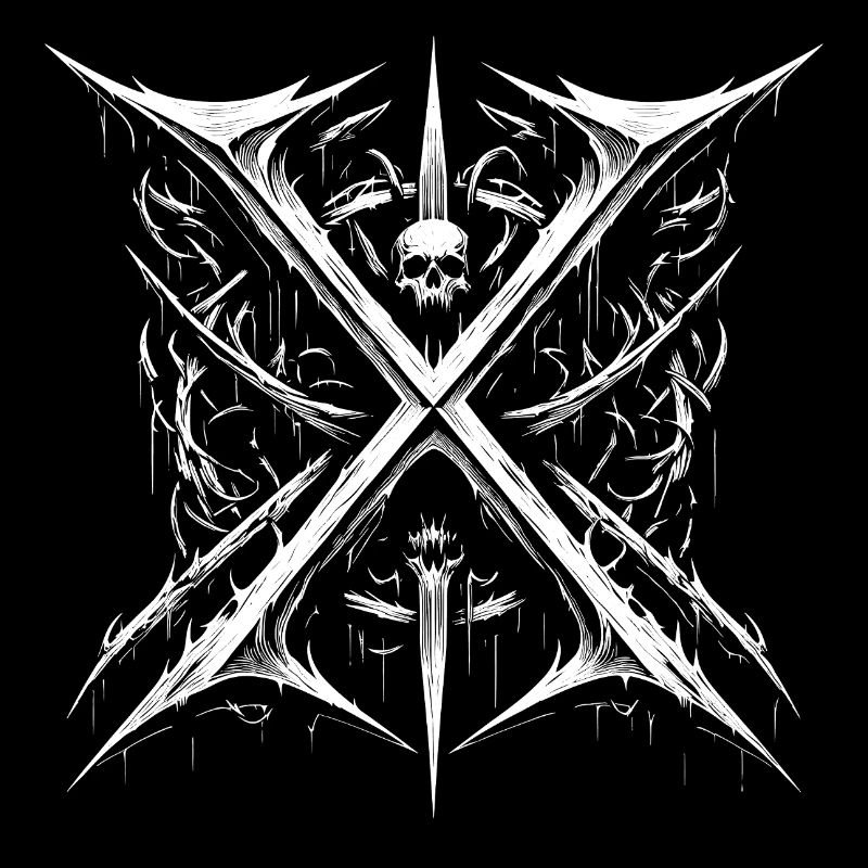 Heavy Metal - Dark Gothic War Flag