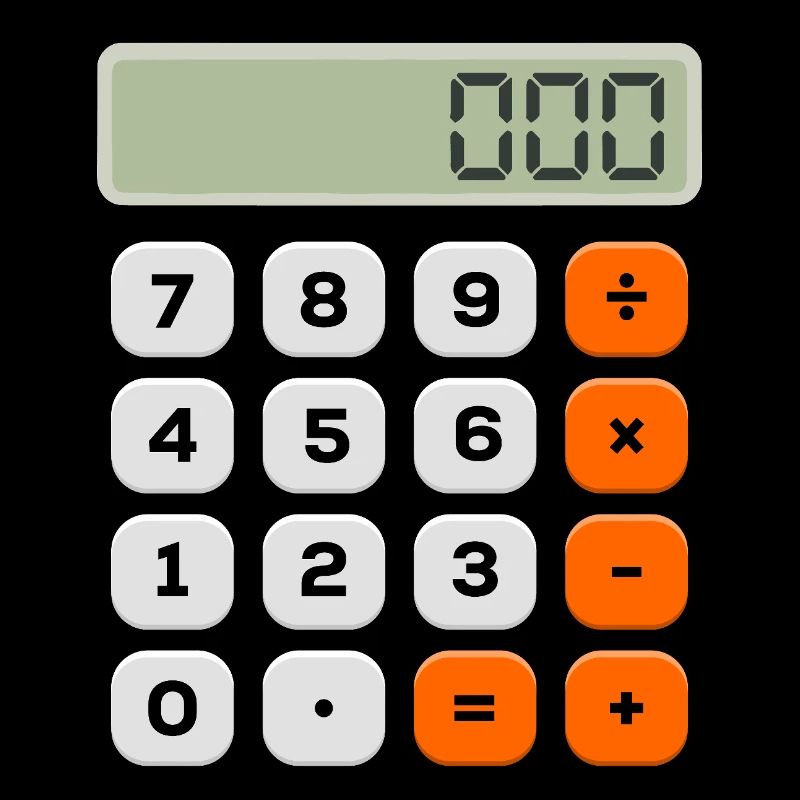 Zahlentag Minimalistischer Rechner Numerisches Muster