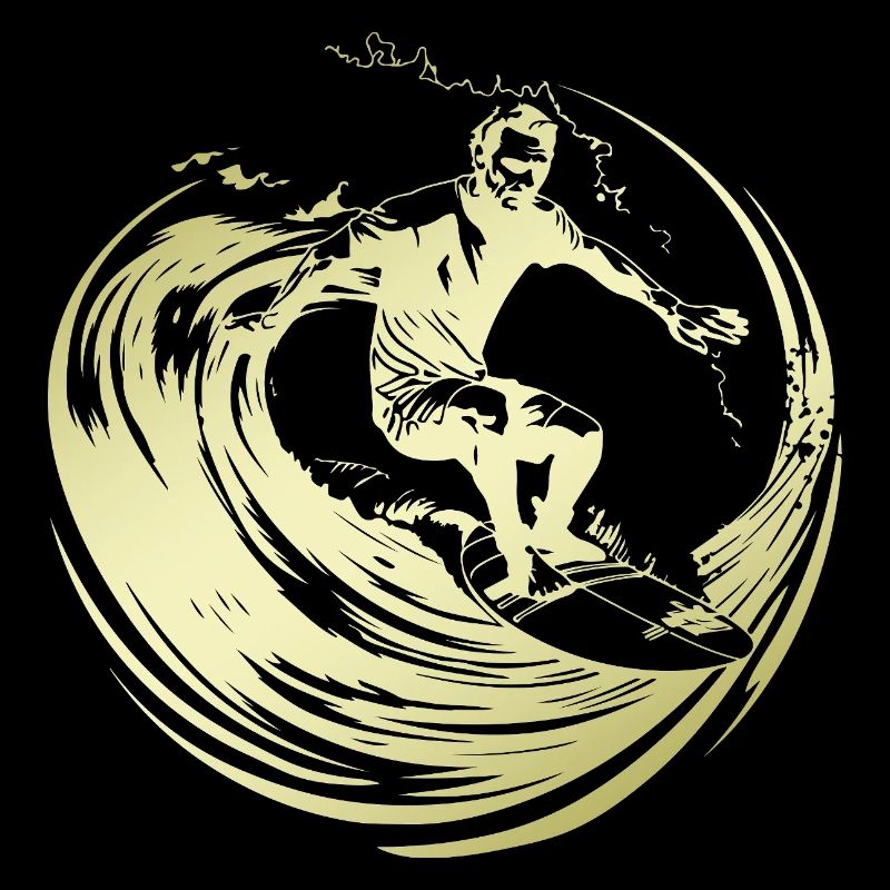 Silhouette de surfeur Surf