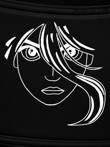 White manga face
