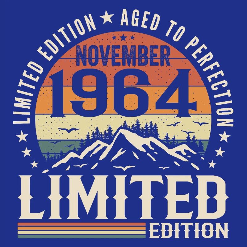 November 1964 Einzigartiger Retro-Geburtstag