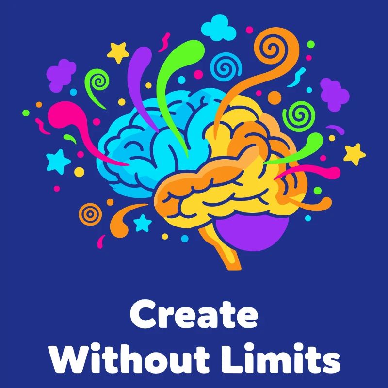 Creative brain art without limits