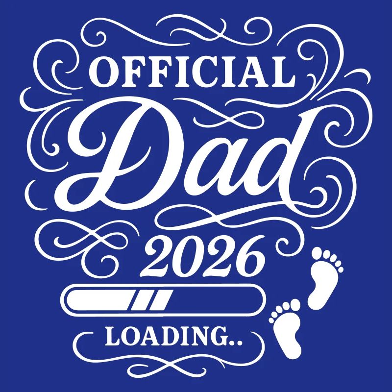 Dad 2026 Papa Loading Vaterschaft