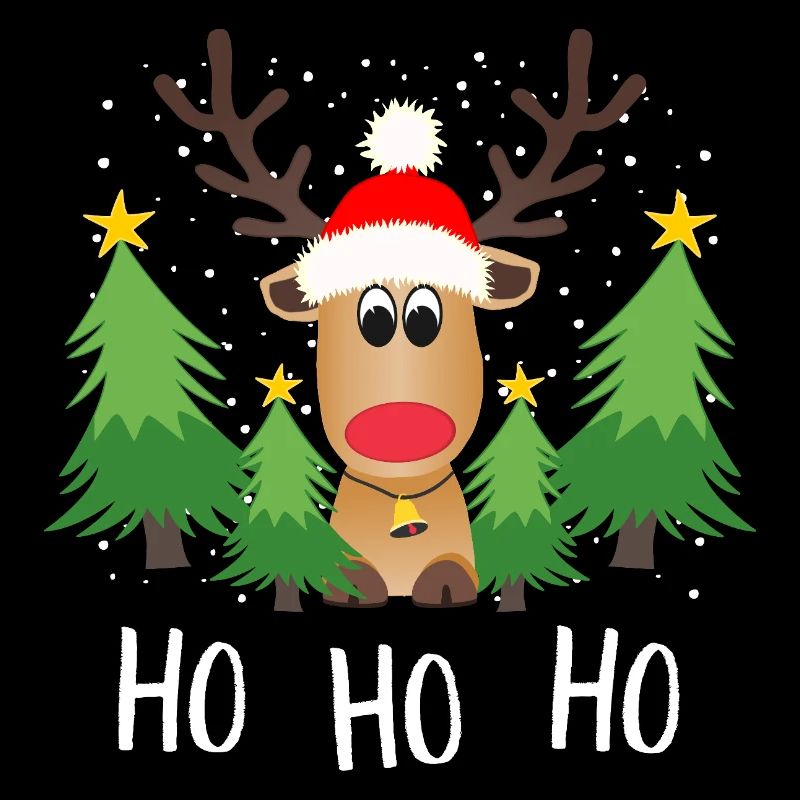Sapins de Noël Reindeer Ho Ho Ho
