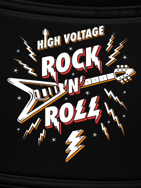 Hochspannungs-Rock'n'Roll-Gitarre