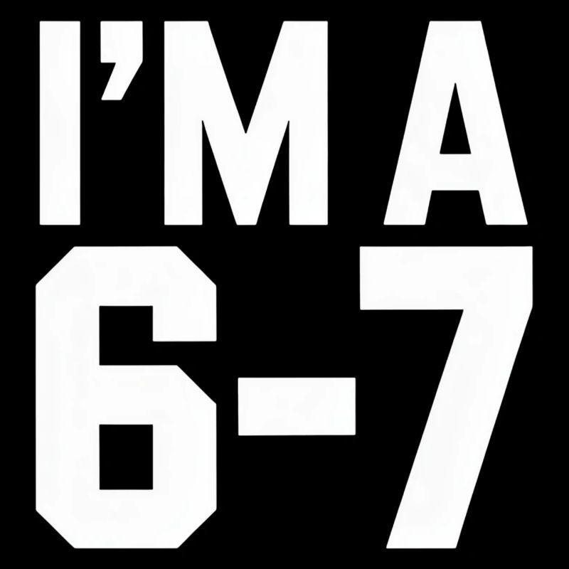 I'M A 6 7 Lustiger Spruch Humor