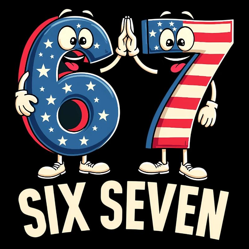US Flag 67 Memes Six Seven