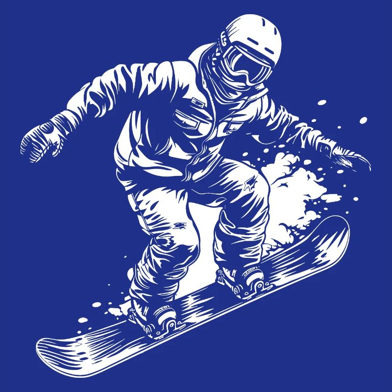 Snowboarder Drawing