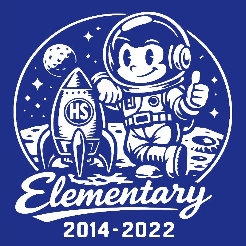 Elementar-Astronauten-Mond