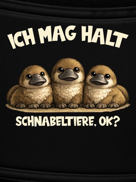 Schnabeltier Lustiges Tier Statement