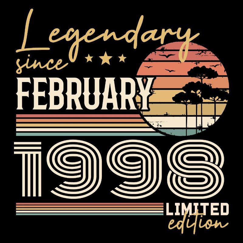 Février 1998 anniversaire 1998 légendes Février