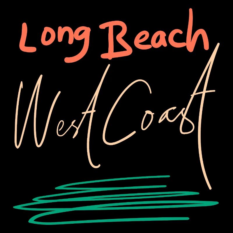 Ambiance Retro Sunset de la côte Ouest de Long Beach