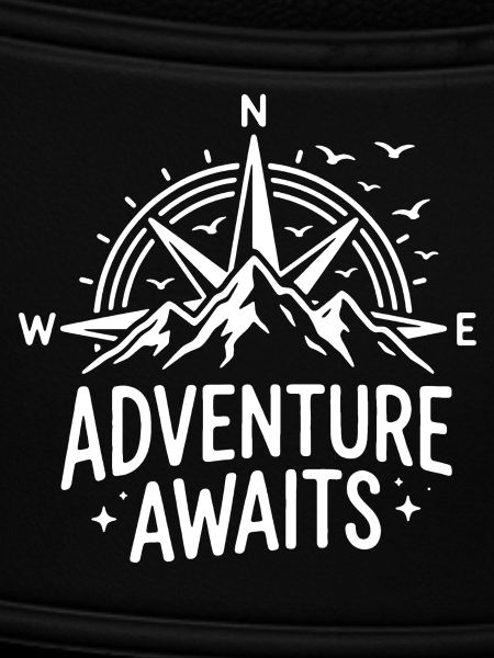 Adventure Awaits Mountain Compass