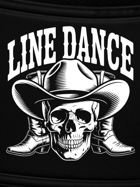 Line Dance Skull Western
