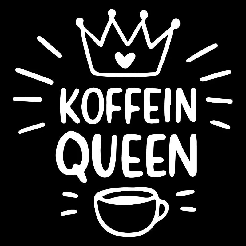 Koffein Queen: Krone und Kaffee