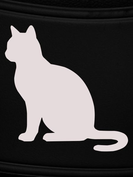 Pastel Cat Silhouette