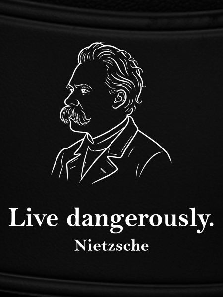 Live Dangerously Nietzsche-Porträt