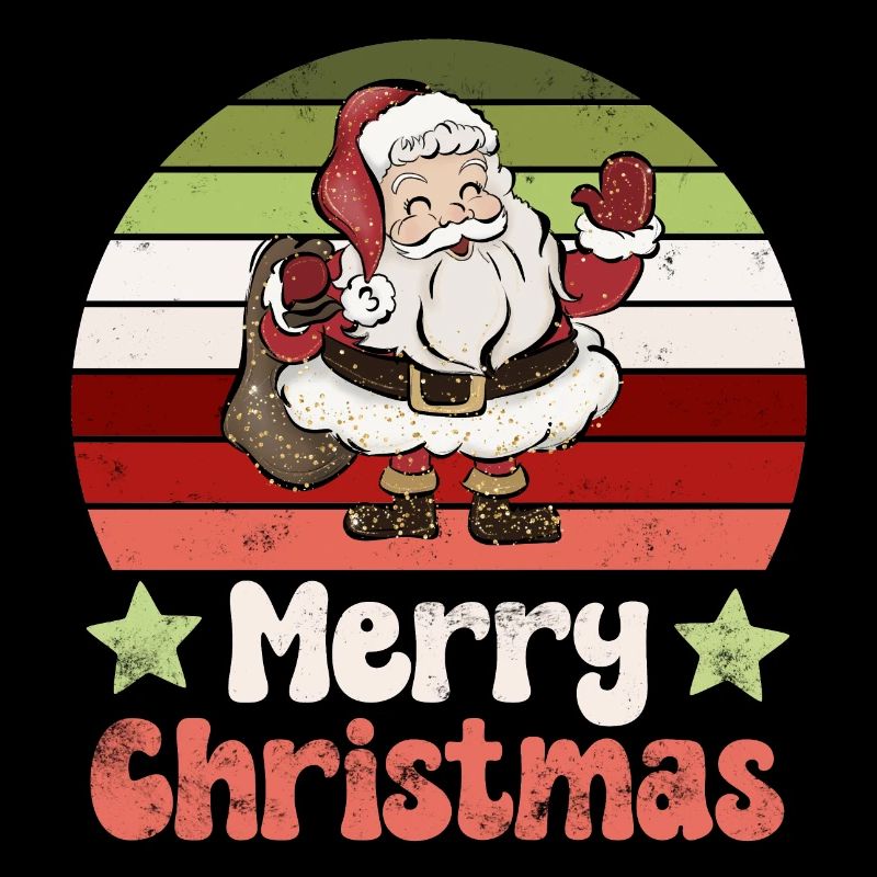 Weihnachtsmann Nikolaus Vintage Nostalgisch