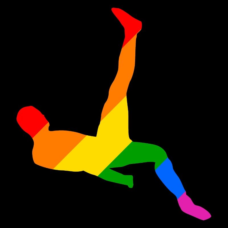 Rainbow Soccer Player