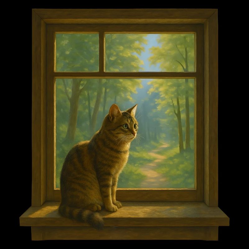 Chat à la fenêtre