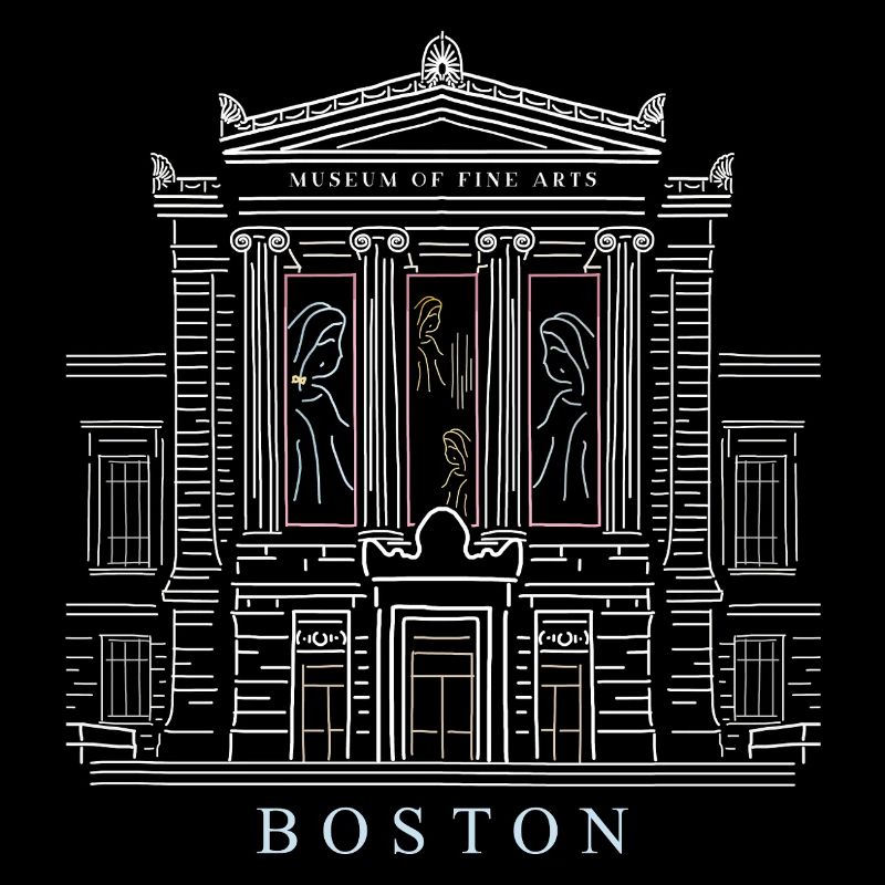 Boston, Musée d’art du dessin à la main, États-Unis