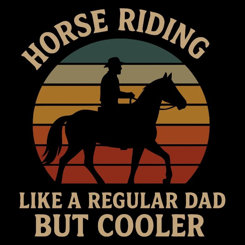 Équitation papa Vintage Design