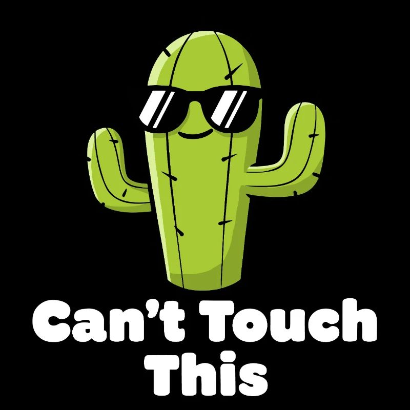 Cactus with Sunglasses Saying