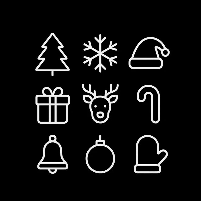 Icônes de Noël