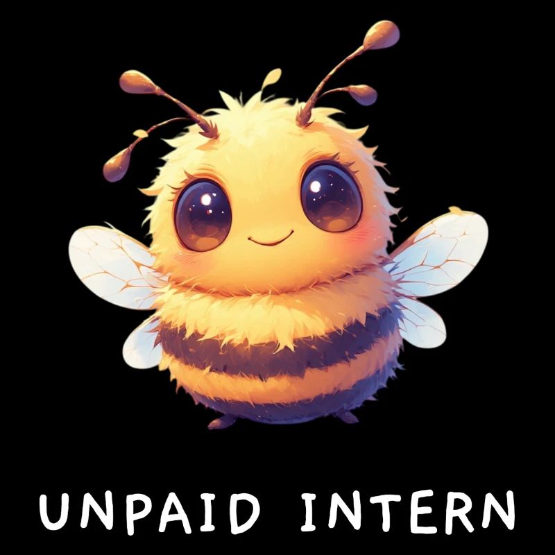 Sweet Bee "Unpaid Intern" Intern Saying