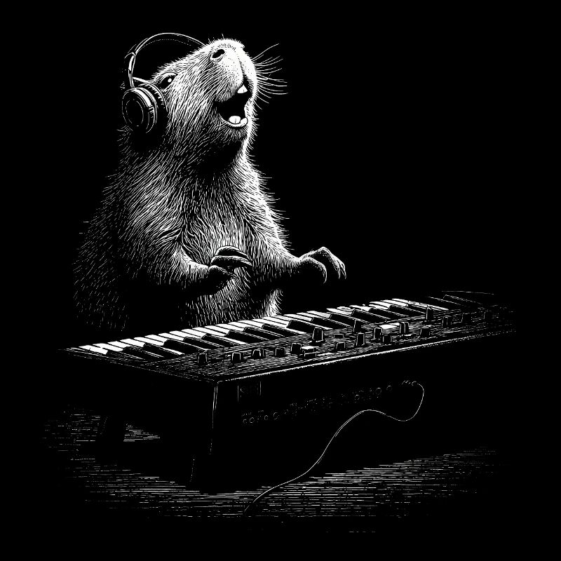 Synthétiseur de clavier Capybara DJ de musique