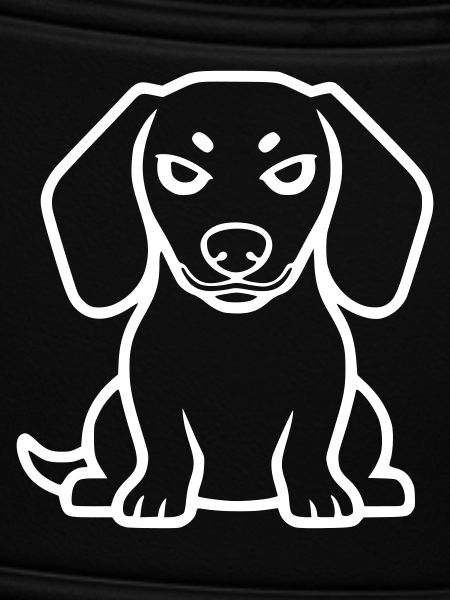 Dackel Hund Outline Kontur